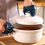 Ensemble de pince de Cuisine en Acier Inoxydable et Antibrûlure