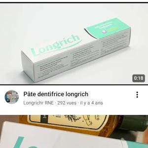 PÂTE DENTIFRICE LONGRICH AU THÉ BLANC ET ALOÈS SANS FLUOR