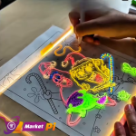 ✨🖍️ Tableau Veilleuse LED Acrylique Réutilisable